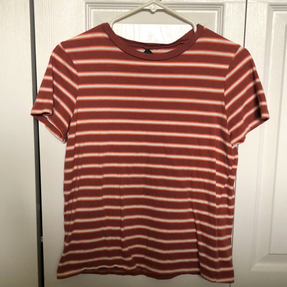 Pink Striped Tee